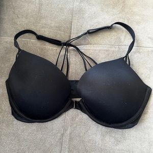 VICTORIA'S SECRET SEXY TEE PUSH UP RACERBACK BRA size 34 DD